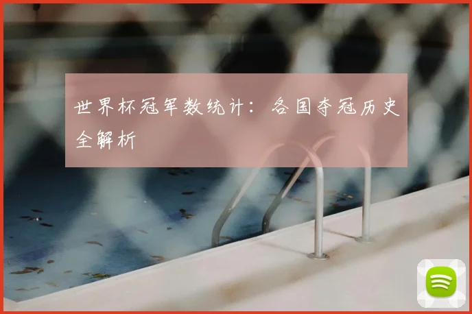 世界杯冠军数统计：各国夺冠历史全解析